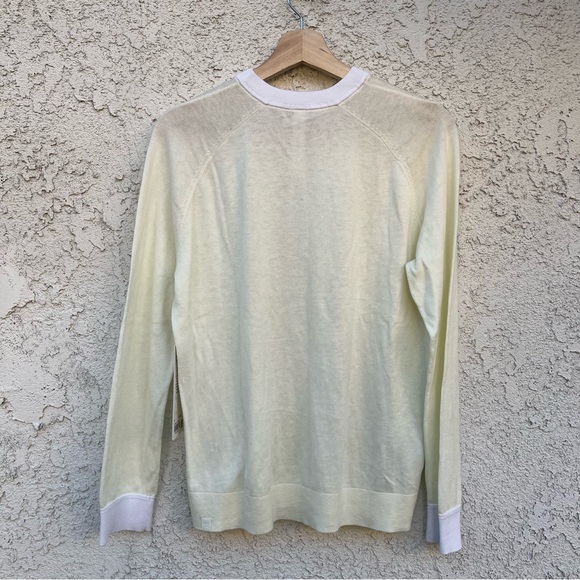 Lululemon - Silk-Blend Crewneck Sweater in Lemon Sorbet - Picture 5 of 6